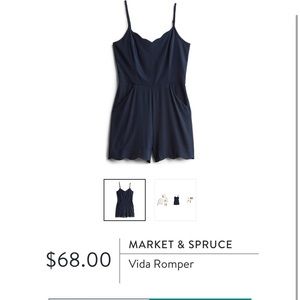 NWT Market and Spruce Vida romper